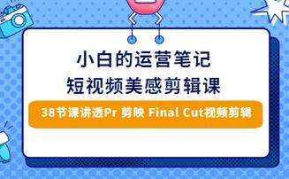 【副业项目3488期】短视频剪辑免费教学视频（小白也能学会的短视频美感剪辑课）-佐帆副业网