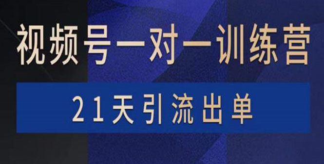 【副业项目4068期】视频号训练营：带货，涨粉，直播，游戏，四大变现新方向，21天引流出单-佐帆副业网
