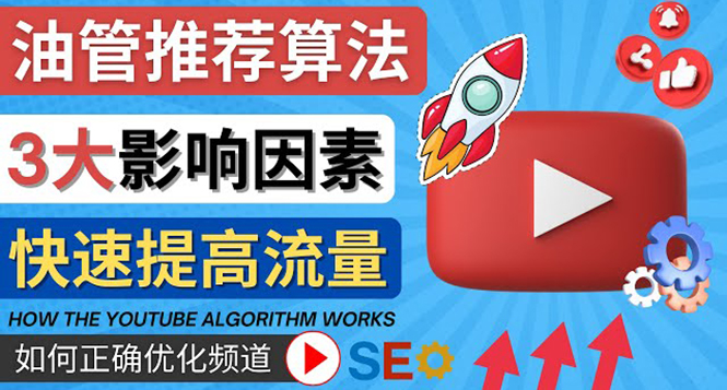 【副业项目4609期】YouTube视频推荐算法 (Algorithm ) 详解YouTube推荐机制，帮你获得更多流量-佐帆副业网