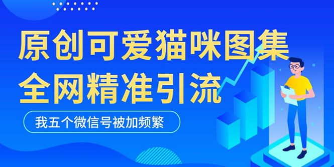 【副业项目5588期】黑科技纯原创可爱猫咪图片，全网精准引流，实操5个VX号被加频繁-佐帆副业网