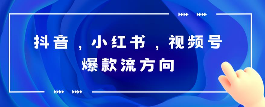 【副业项目6104期】抖音，小红书，视频号爆款流视频制作，简单制作掌握流量密码-佐帆副业网