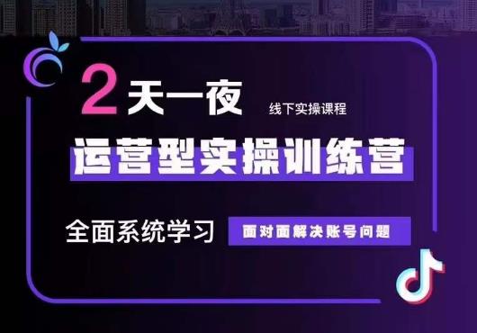 【副业项目6083期】5月22-23线下课运营型实操训练营，全面系统学习，从底层逻辑到实操方法到千川投放-佐帆副业网