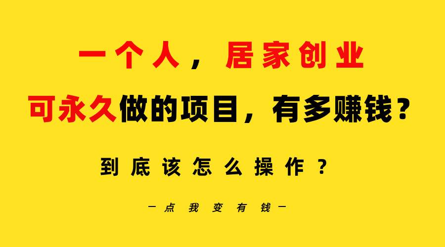 一个人，居家创业：B站每天10分钟，单账号日引创业粉100+，月稳定变现5W…-佐帆副业网