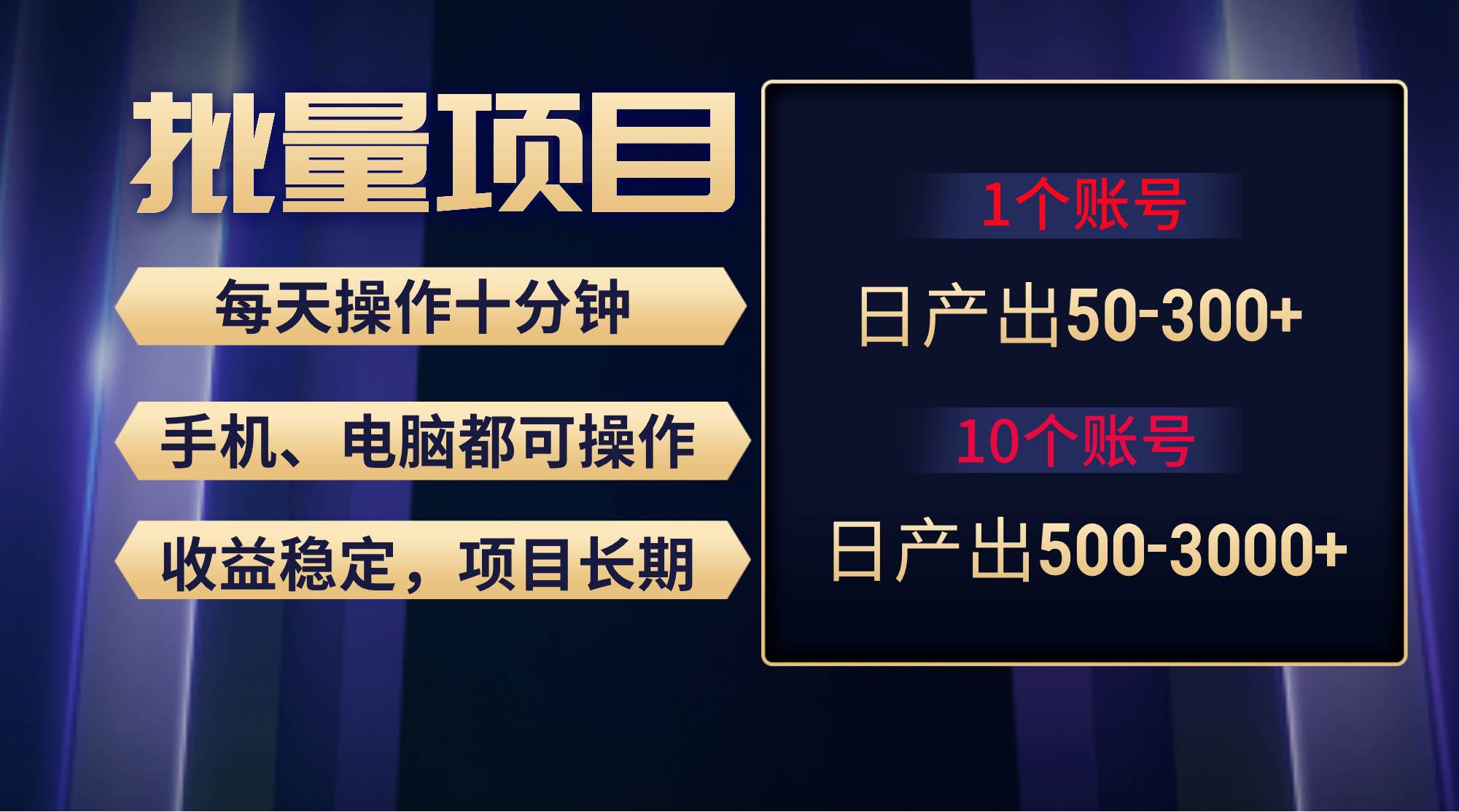 红利项目稳定月入过万，无脑操作好上手，轻松日入300+-佐帆副业网