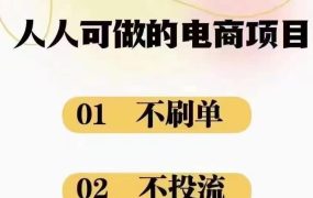 2024最新淘宝无货源电商,新手小白操作简单,长期稳定项目,日500-2000+-佐帆副业网