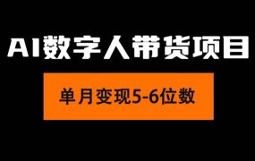 2024年Ai数字人带货，小白就可以轻松上手，真正实现月入过万的项目-佐帆副业网