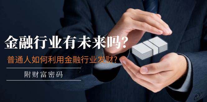 某付费文章：金融行业有未来吗？普通人如何利用金融行业发财?(附财富密码)-佐帆副业网