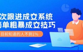 7次 跟进 成交系统：简单粗暴成交技巧，目前知道的人不到1%-佐帆副业网