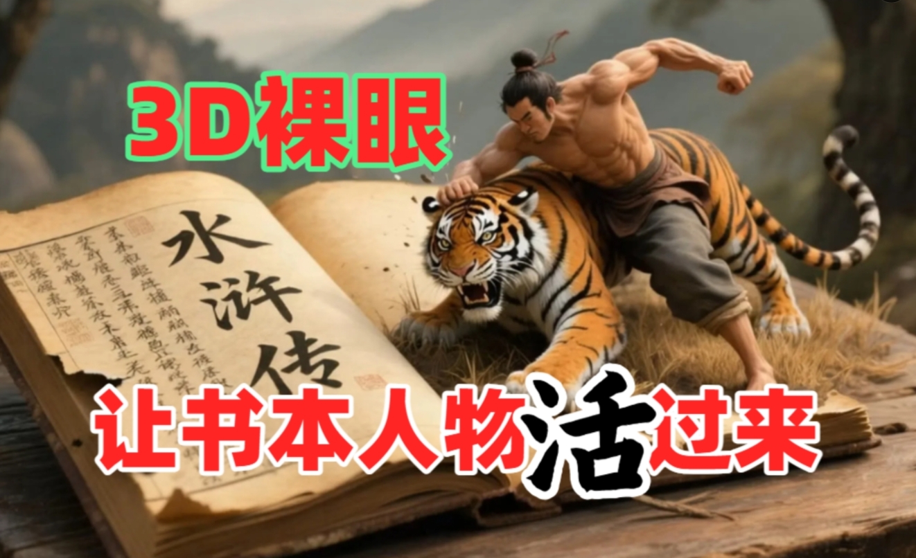 书本人物裸眼3D视频，一条视频收益过千，保姆级教程-佐帆副业网