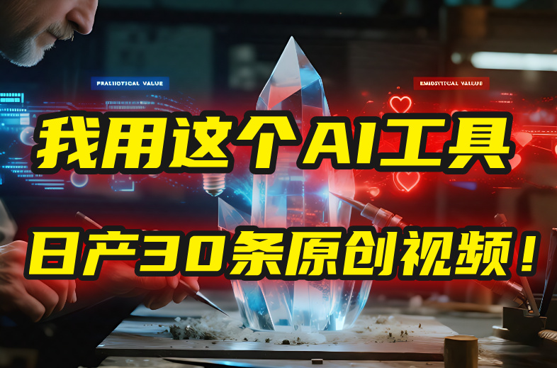 别再真人出镜了！我用这个AI工具，1张照片就能日产30条原创视频！-佐帆副业网